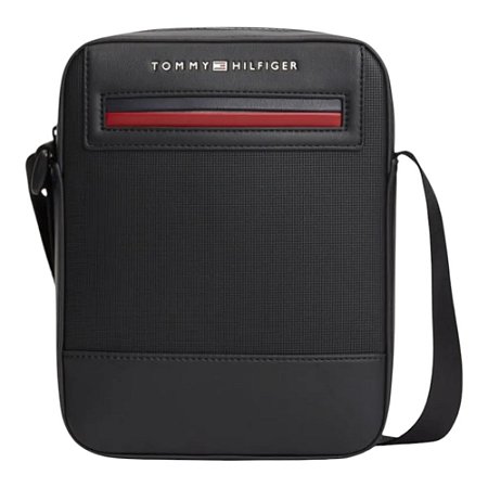 Bolsa Shoulder Bag Tommy Hilfiger Foundaiton Mini Preto