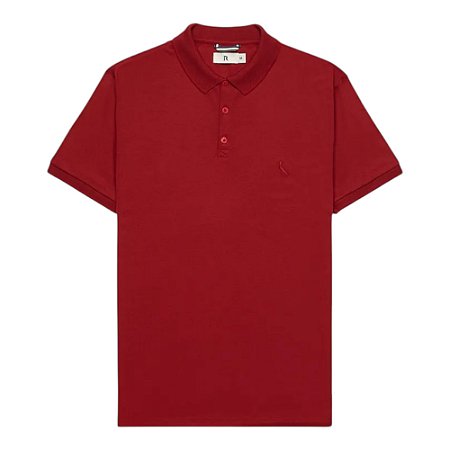 Camisa Polo Reserva Regular Piquet New Basic Vermelho Telha