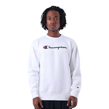 Moletom Champion Crewneck Athletic Script Masculino