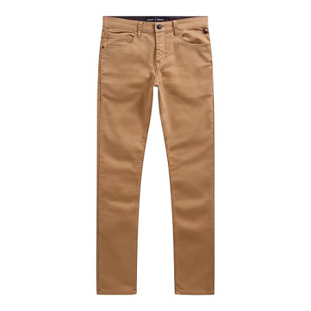Calça Reserva Sarja Stretch Biarritz Masculino Caqui