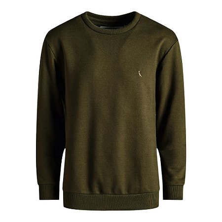 Moletom Reserva Basico New Masculino Verde Musgo