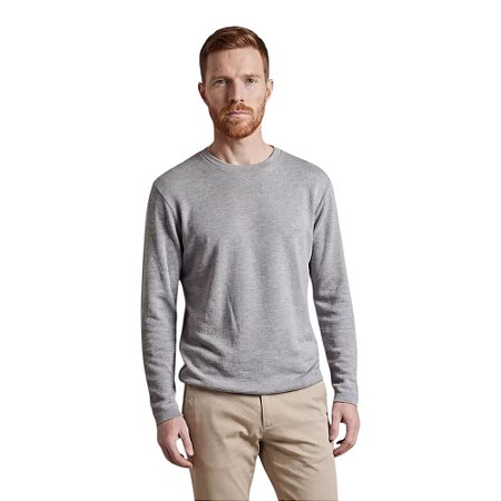 Suéter Reserva Textura Duna Masculino Cinza