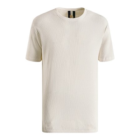 Camiseta Reserva Regular Waffle Masculino Off White