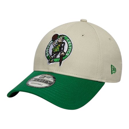 Boné New Era Contrast Patch 940 Boston Celtics Bege