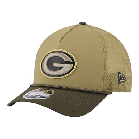 Boné New Era 940mc A-Frame Green Bay Packers Verde Oliva