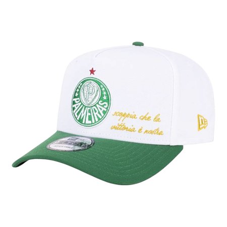 Boné New Era 940 A Frame Soccer Palmeiras Branco Masculino