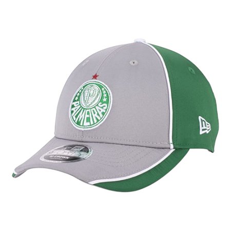 Boné New Era 940 M-Crown Palmeiras Cinza Masculino
