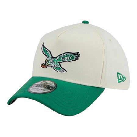 Boné New Era 3930A-Frame Philadelphia Eagles Off White