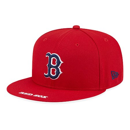 Boné New Era 950 Visor Boston Red Sox Vermelho