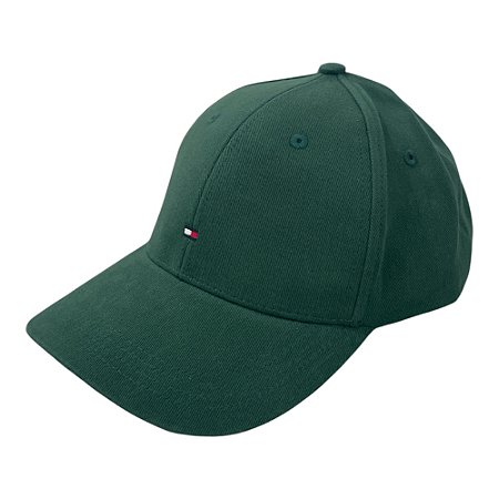 Boné Tommy Hilfiger Flag Cotton 6 Panel Verde