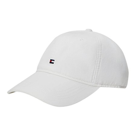 Boné Tommy Hilfiger Flag Embroidery Baseball Branco