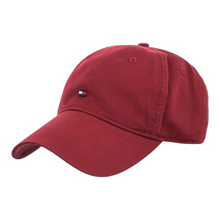 Boné Tommy Hilfiger Flag Embroidery Baseball Vermelho
