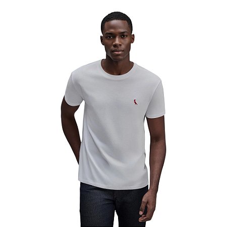 Camiseta Reserva Brasa Pica Pau Bordado Masculino Branco