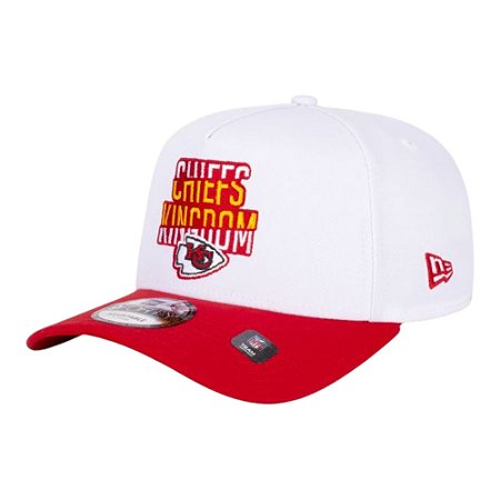 Boné New Era 940A-Frame Rivalry Kansas City Chiefs Branco