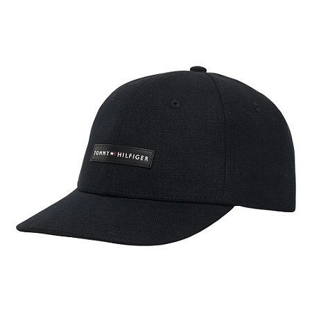 Boné Tommy Hilfiger Foundation Canvas Masculino Preto