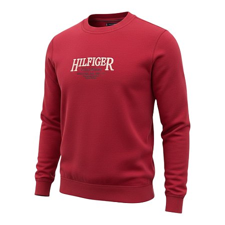 Moletom Tommy Hilfiger Heritage Series Club Vermelho