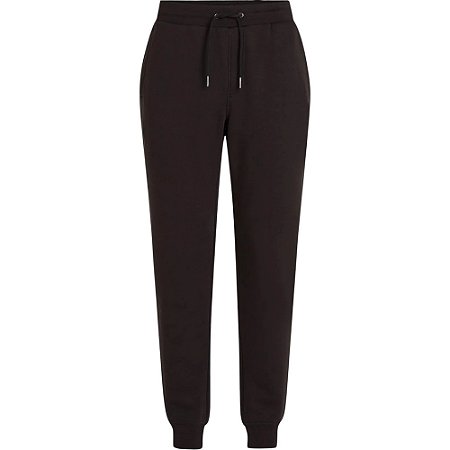 Calça Moletom Tommy Hilfiger Jogger Flag Masculino Preto