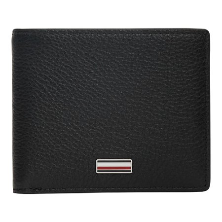 Carteira Tommy Hilfiger Central Mini Cc Masculino Preto