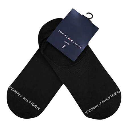 Meia Tommy Hilfiger Sapatilha Kit 2 Pares Preto