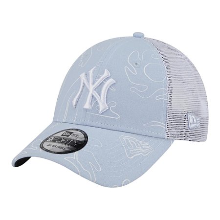 Boné New Era 940tr Resort New York Yankees Azul Claro