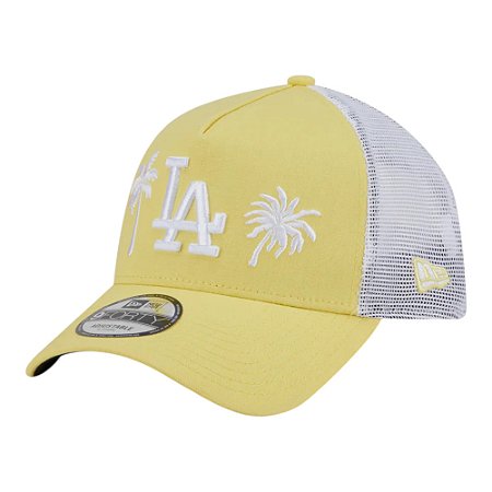 Boné New Era 940A-Frame Resort Los Angeles Dodgers Amarelo