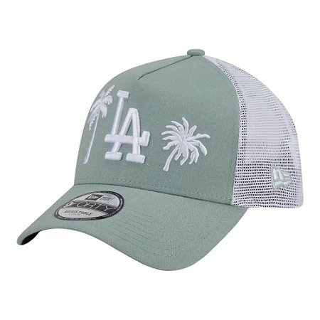 Boné New Era 940A-Frame Resort Los Angeles Dodgers Verde