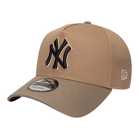 Boné New Era 940A-Frame New York Yankees Mousse Marrom
