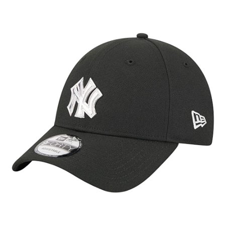 Boné New Era 940snap Liquid Metal New York Yankees Preto