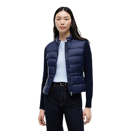 Jaqueta Tommy Hilfiger Down Knit Mix Feminino Marinho
