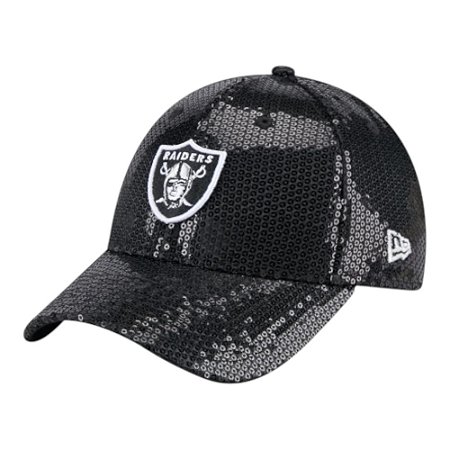 Boné New Era 940mc Sequin Las Vegas Raiders Preto Feminino