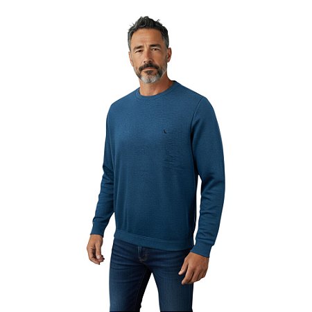 Suéter Reserva Careca Moletinho Masculino Azul