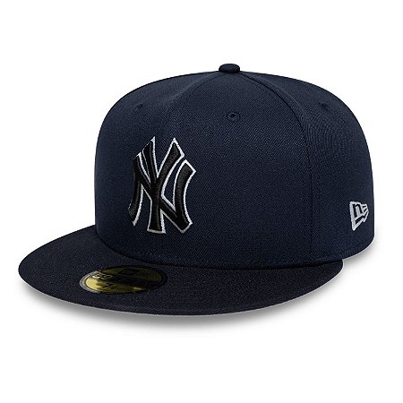 Boné New Era 5950 New York Yankees Glow In The Dark Marinho