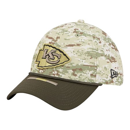 Boné New Era 3930 Kansas City Chiefs Camuflado