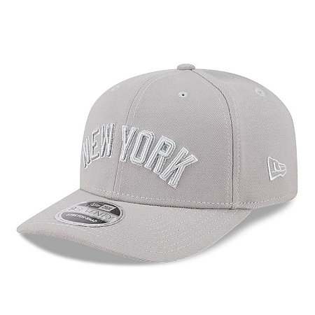Boné New Era 970ss Tonal Grey Script New York Yankees Cinza