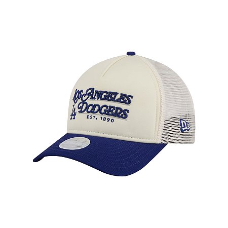 Boné New Era 940mc A-Frame Retro Los Angeles Dodgers Bege