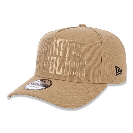 Boné New Era 940A-Frame Vasco Masculino Caqui