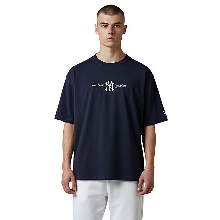 Camiseta New Era Regular New York Yankees Marinho