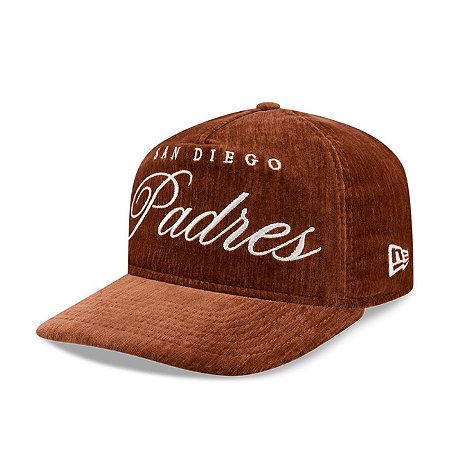 Boné New Era Team Script San Diego Padres Marrom Masculino
