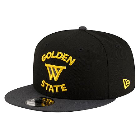 Boné New Era 950 Golden State Warriors Aba Reta Preto