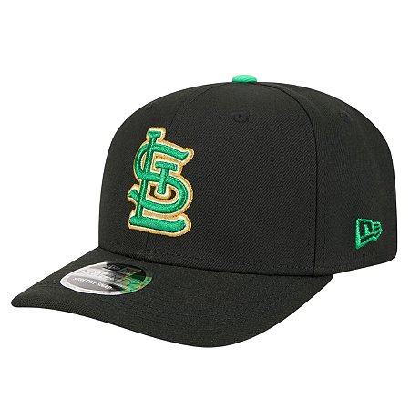 Boné New Era 970ss St. Louis Cardinals Preto e Verde