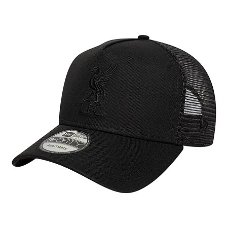 Boné New Era Tonal Trucker Liverpool Preto Masculino