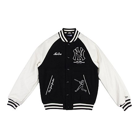Jaqueta New Era Varsity New York Yankees Masculino Preto