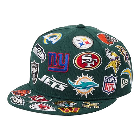 Boné New Era 950 All NFL League Verde Masculino