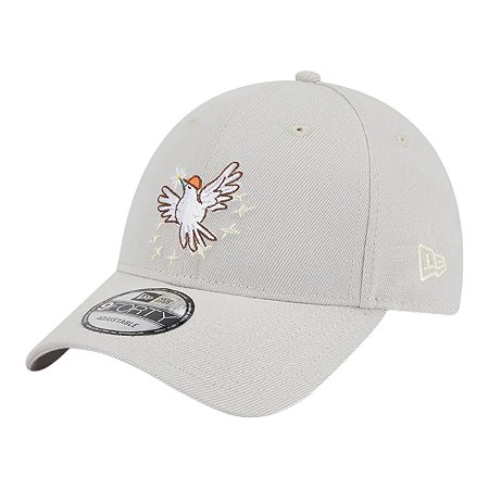Boné New Era 940 Earth Day Peace Bege Masculino