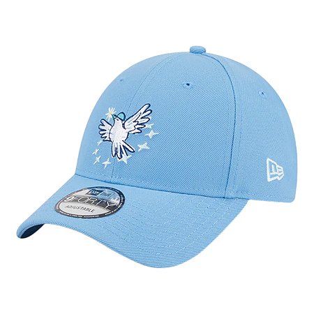 Boné New Era 940 Earth Day Peace Sky Azul Claro Masculino