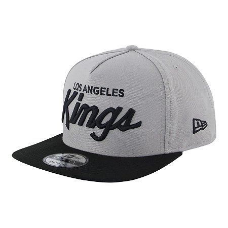 Boné New Era 950AF Nhl Los Angeles Kings Cinza Masculino