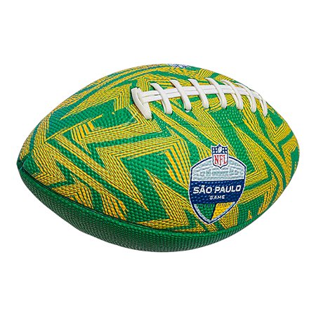 Mini Bola de Futebol Americano NFL São Paulo Wilson Verde