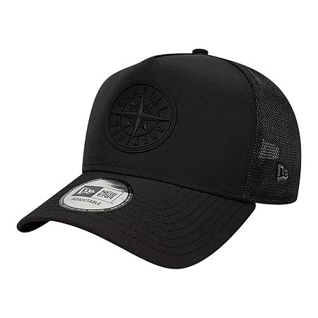 Boné New Era Sport Trucker Seattle Mariners Preto Masculino
