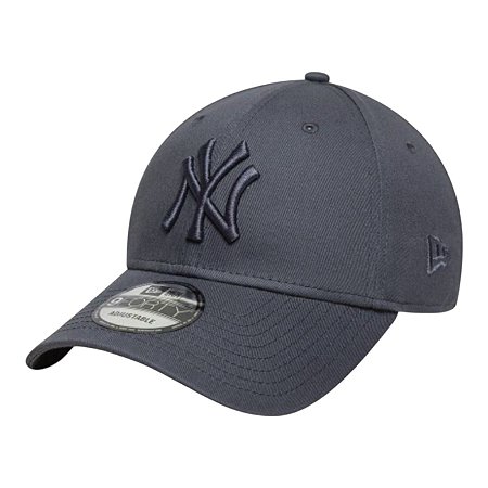 Boné New Era League Ess 940 New York Yankees Cinza Escuro