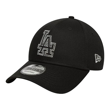 Boné New Era Metallic Outline 940 Los Angeles Dodgers Preto